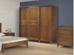 Guarda Roupa Armario Roupeiro  Woods Artes Industriais Naomi 190 03 Portas 2.50 m COM FRETE GRATIS